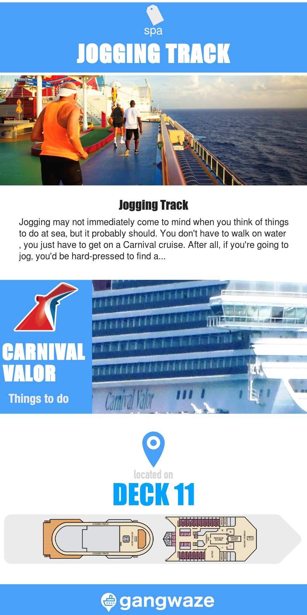 Carnival Valor Jogging Track